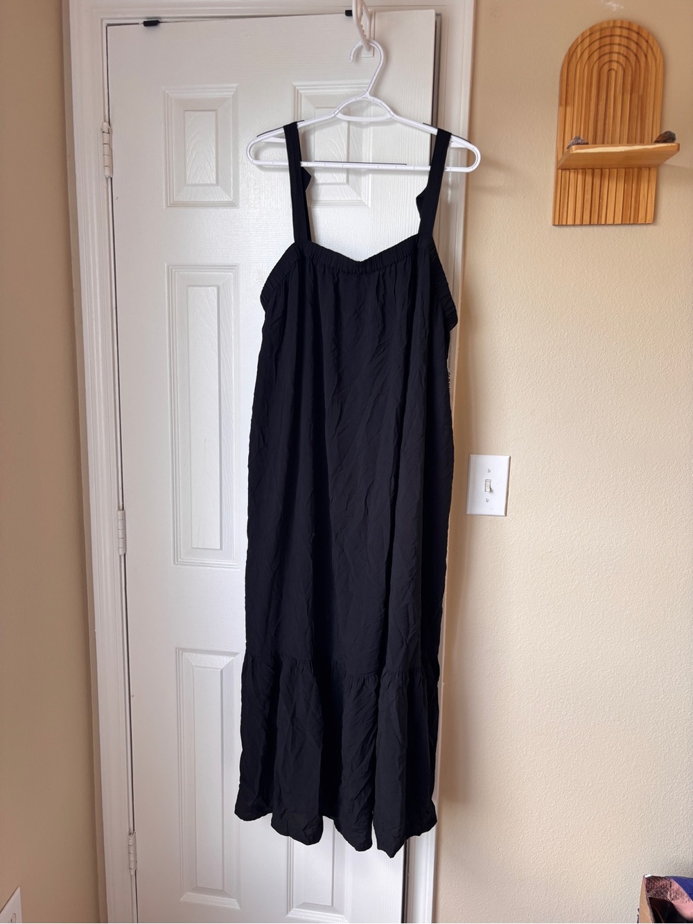 Classic Black Sleeveless Maxi Dress